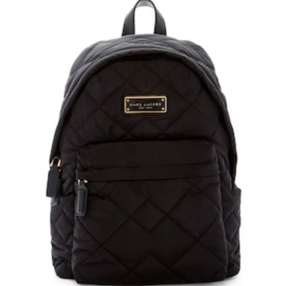 LIKE NEW! Marc Jacobs Black Quilted Backpack - Full Size